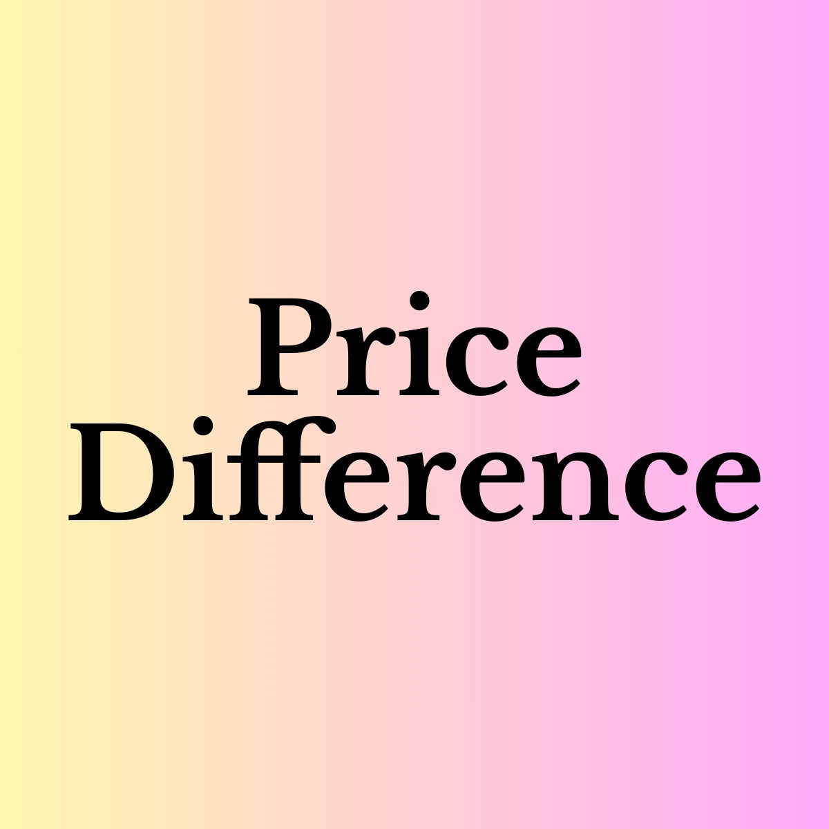 Fill Price Difference