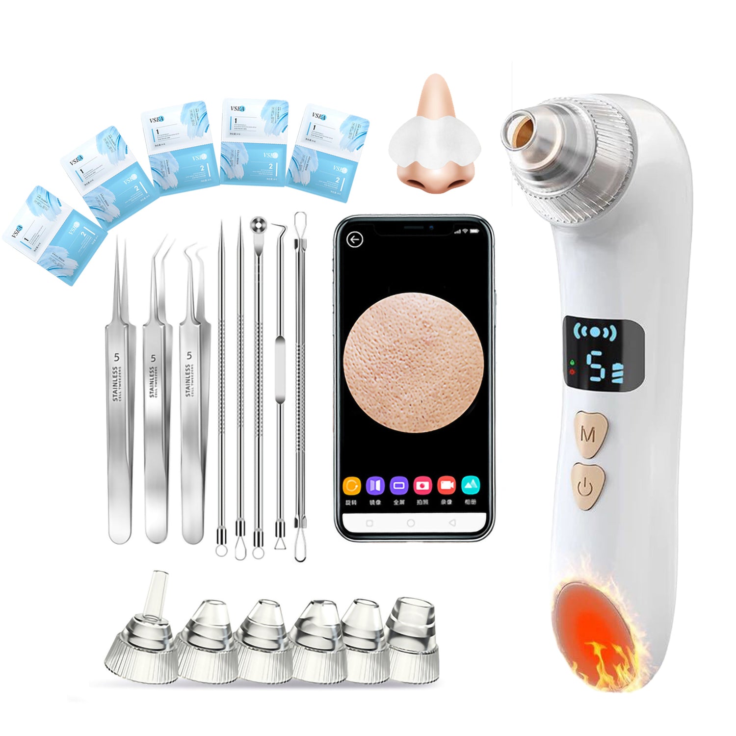 Advanced Thermal Blackhead Remover | Warming Preparation + Real-Time Pore Vision